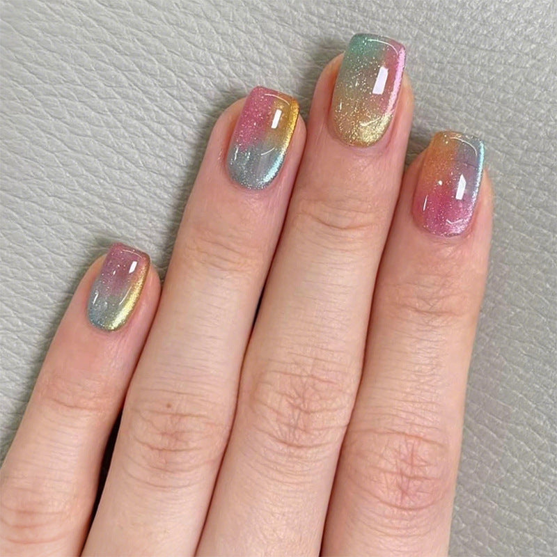 No.PSN211 Colorful  Cat's Eye Hand & Toe Pair Set-48pcs