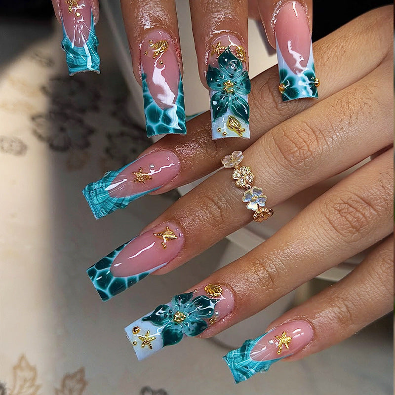 No.F713 Fashion Fingernails Patch 24pcs/Set