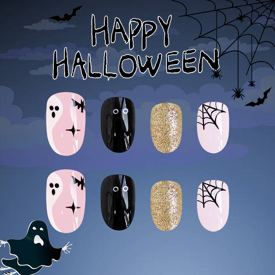 No.AW40 Halloween Flash Fingernails Patch 24pcs/Set