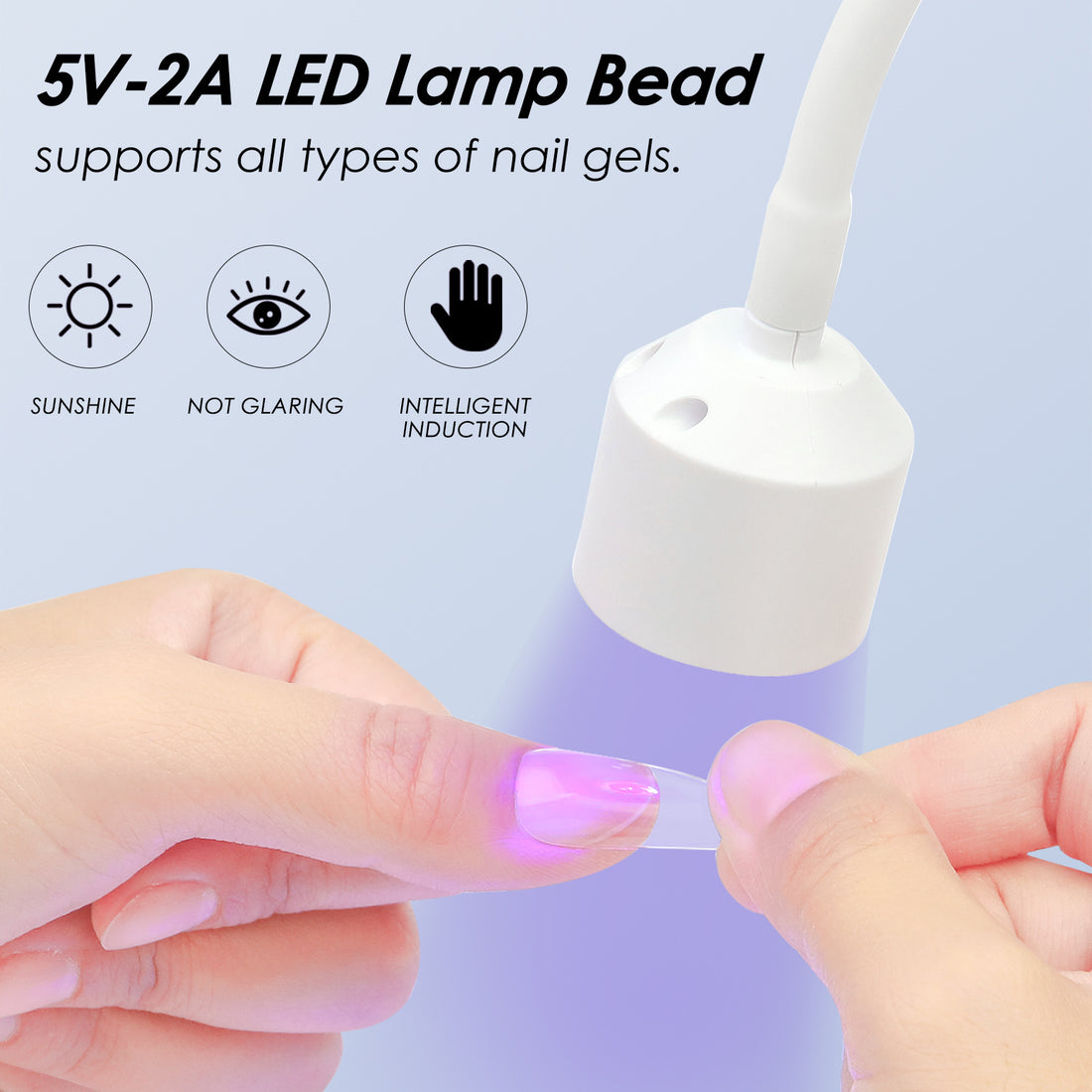 No.NAC8 Mini Nail Dryer USB UV/LED Light