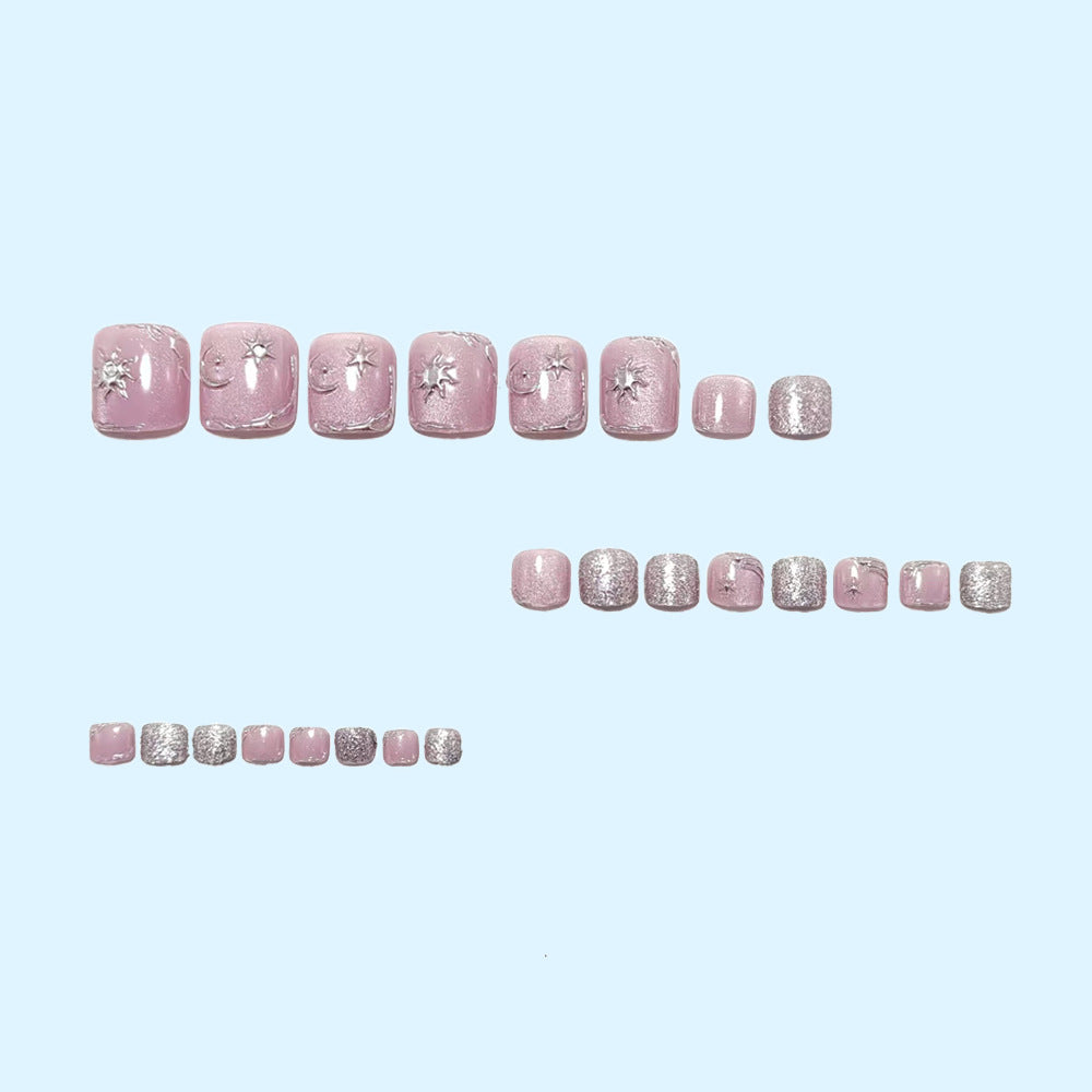 No.706 Cat's Eye Toenails Patch 24pcs/Set