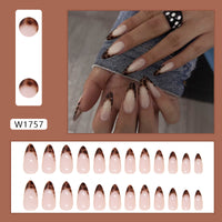 No.F556 Leopard Print Fingernails Patch 24pcs/Set