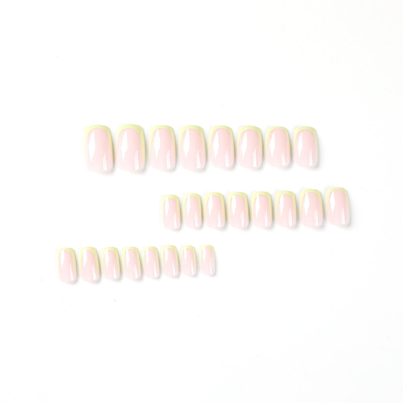 No.F394 Green Fingernails Patch 24pcs/Set