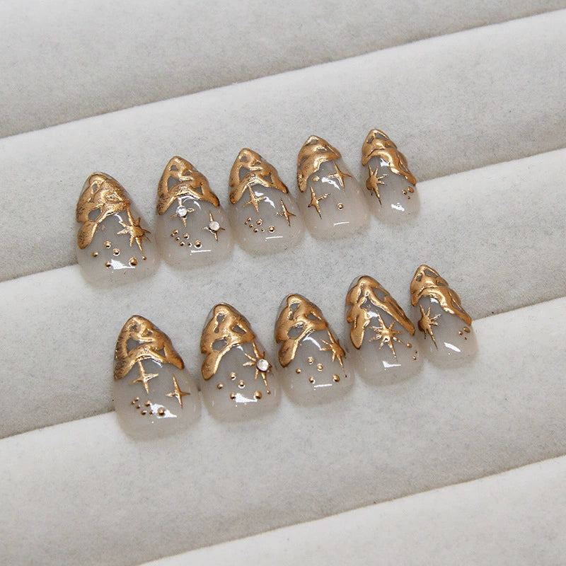 No.F314 Retro Fingernails Patch 24pcs/Set
