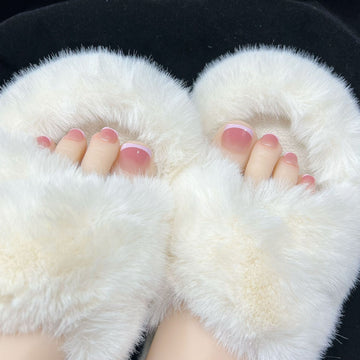 No.608 Pink Toenails Patch 24pcs/Set
