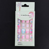 No.KD5 Cute Mini Kids Press on Fingernails 24pcs/Set