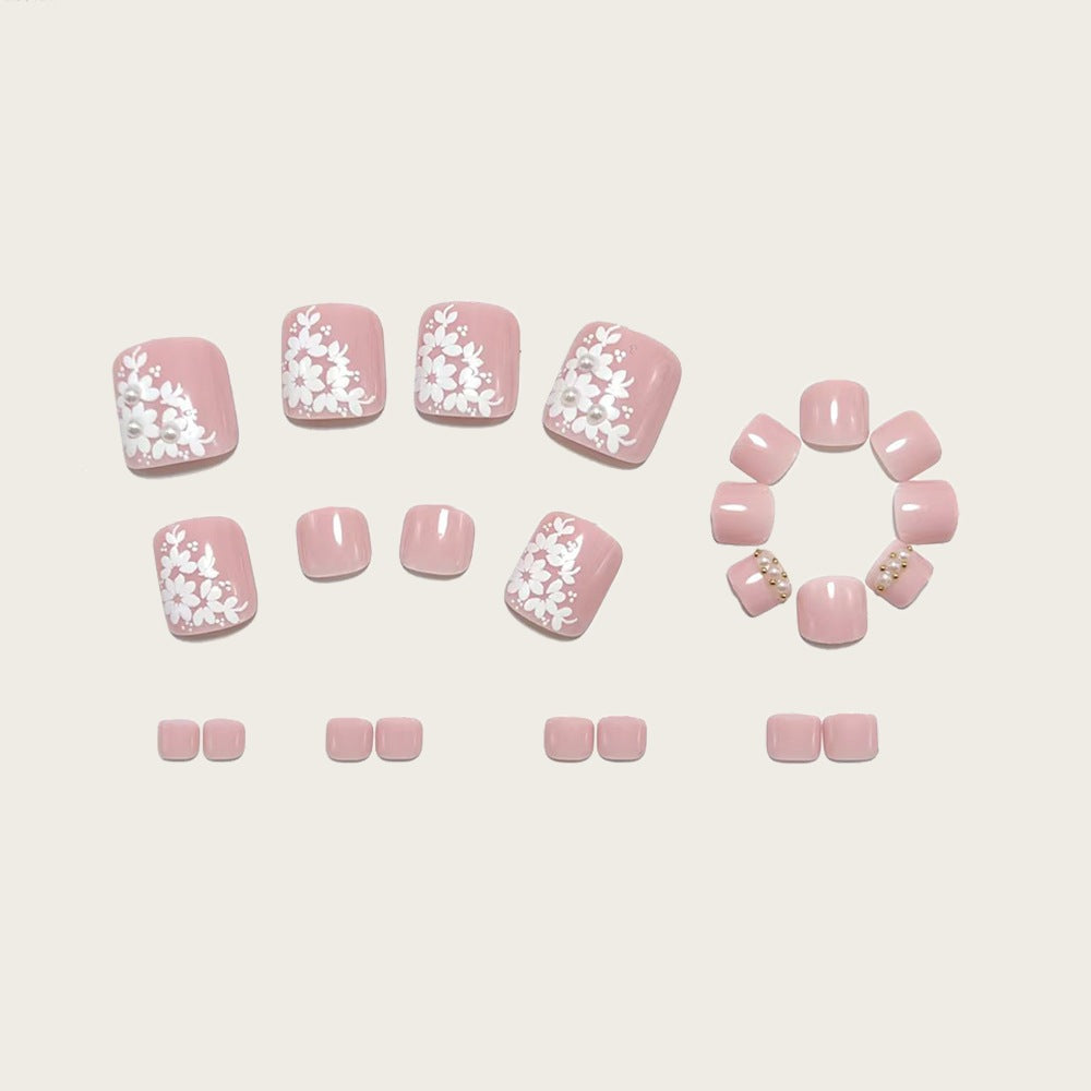 No.707 Print Toenails Patch 24pcs/Set
