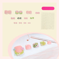 No.652  Print Toenails Patch 24pcs/Set