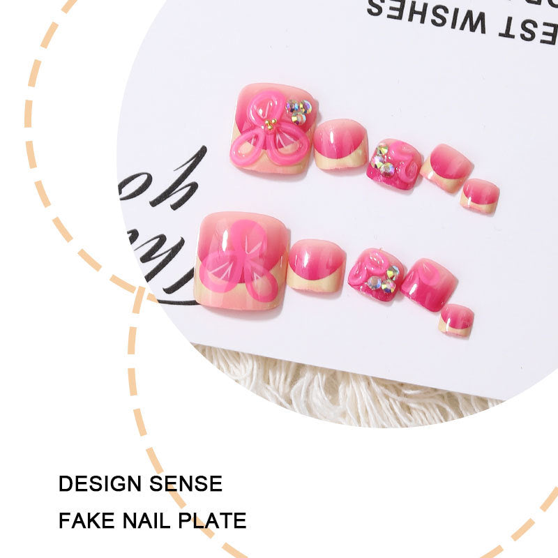 No.801 Flower Toenails Patch 24pcs/Set