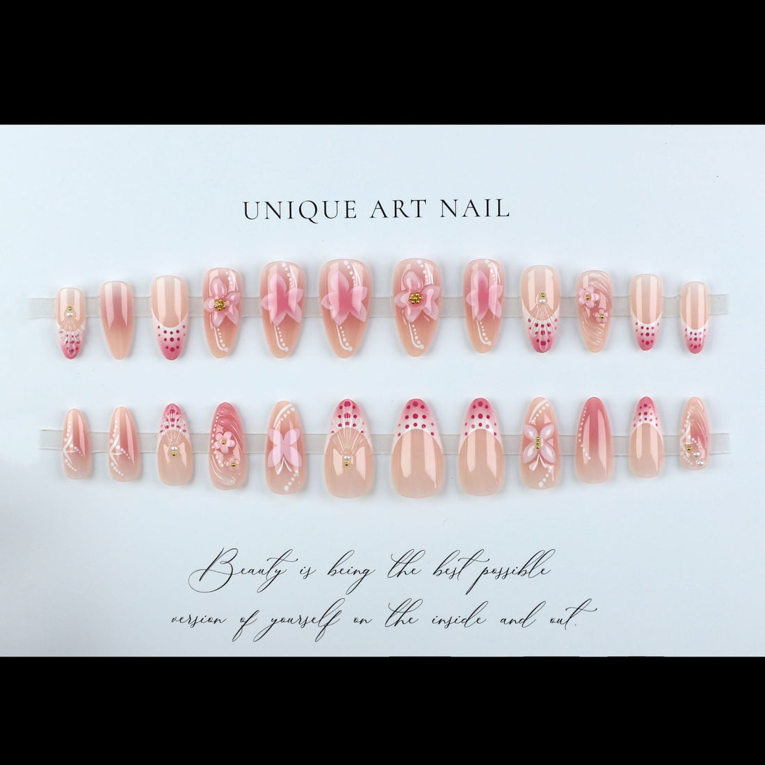 No.PSN179  Flower Hand & Toe Pair Set-48pcs