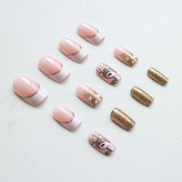 No.CM76 Christmas Deer Star Fingernails Patch 24pcs/Set