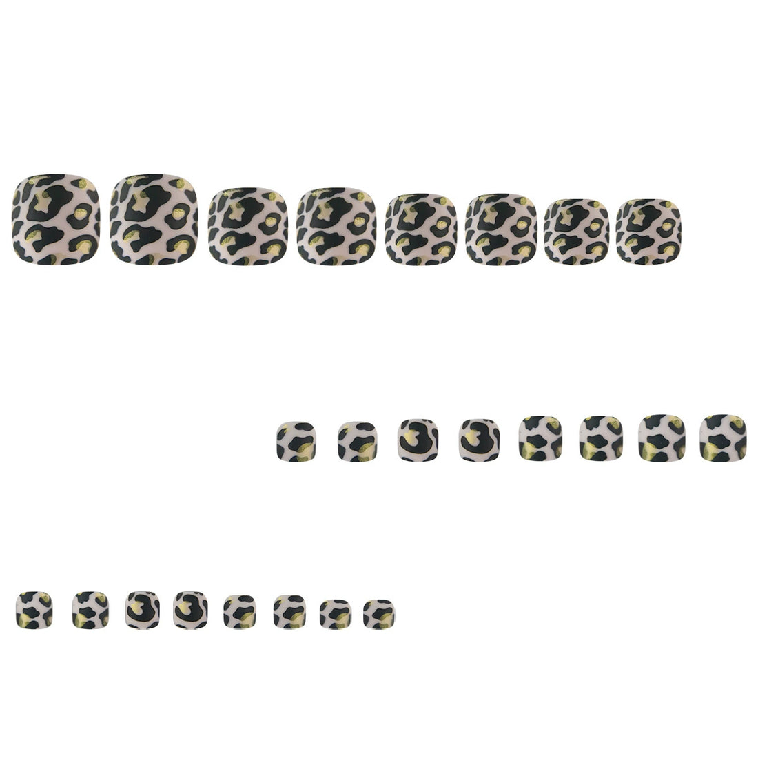 No.439 Leopard Toenails Patch 24pcs/Set