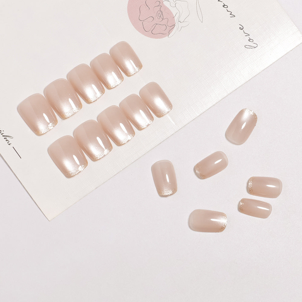 No.F734  Fashion Cat's Eye Fingernails Patch 24pcs/Set