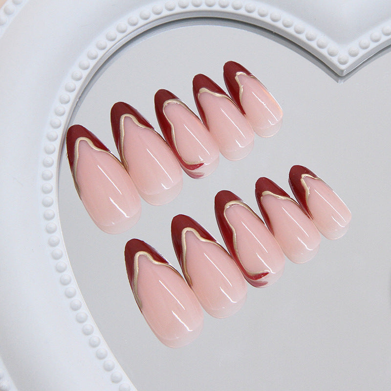 No.F449 Retro Fingernails Patch 24pcs/Set