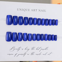 No.F61 Sapphire Cat's Eye Fingernails Patch 24pcs/Set