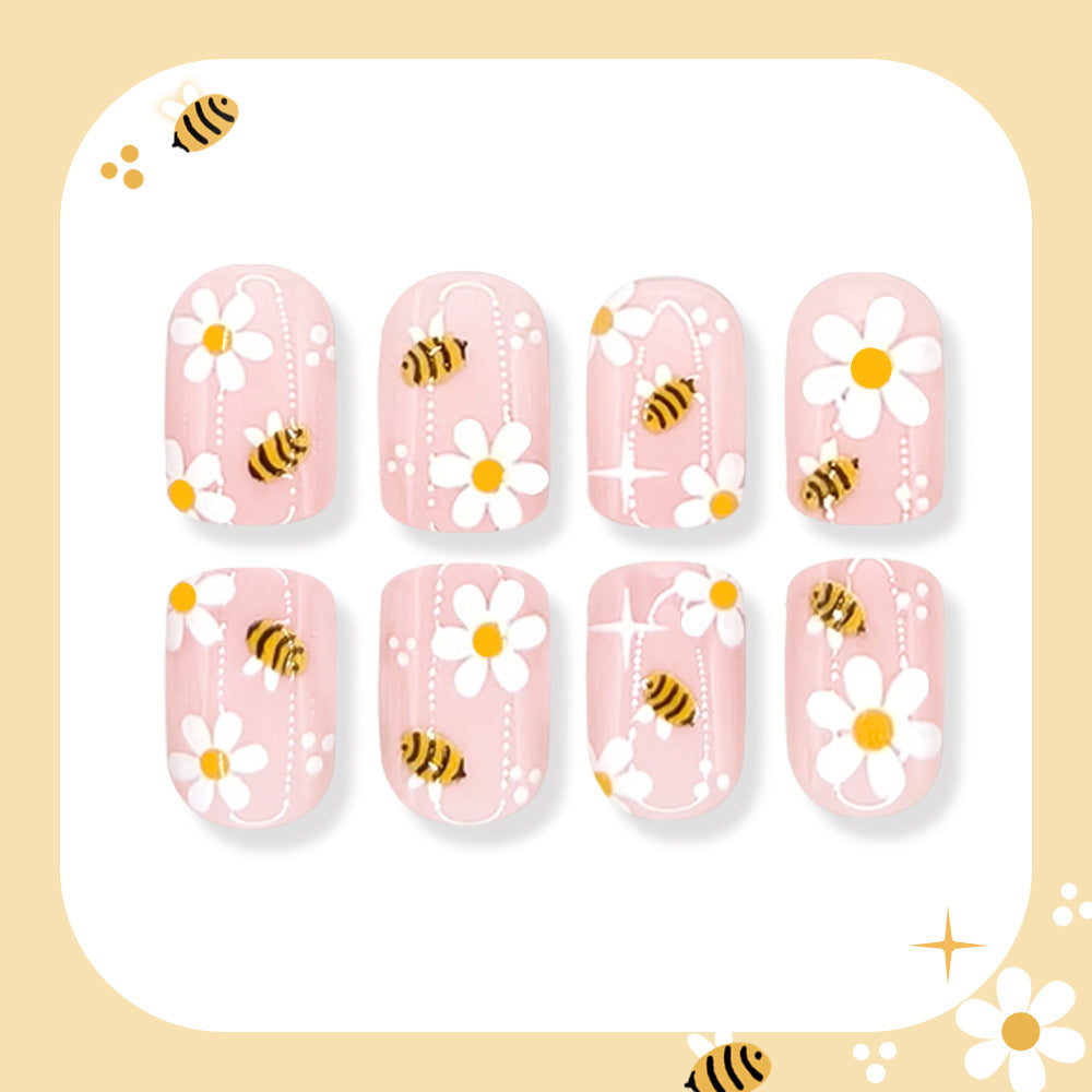 No.F755 Flowers Fingernails Patch 24pcs/Set