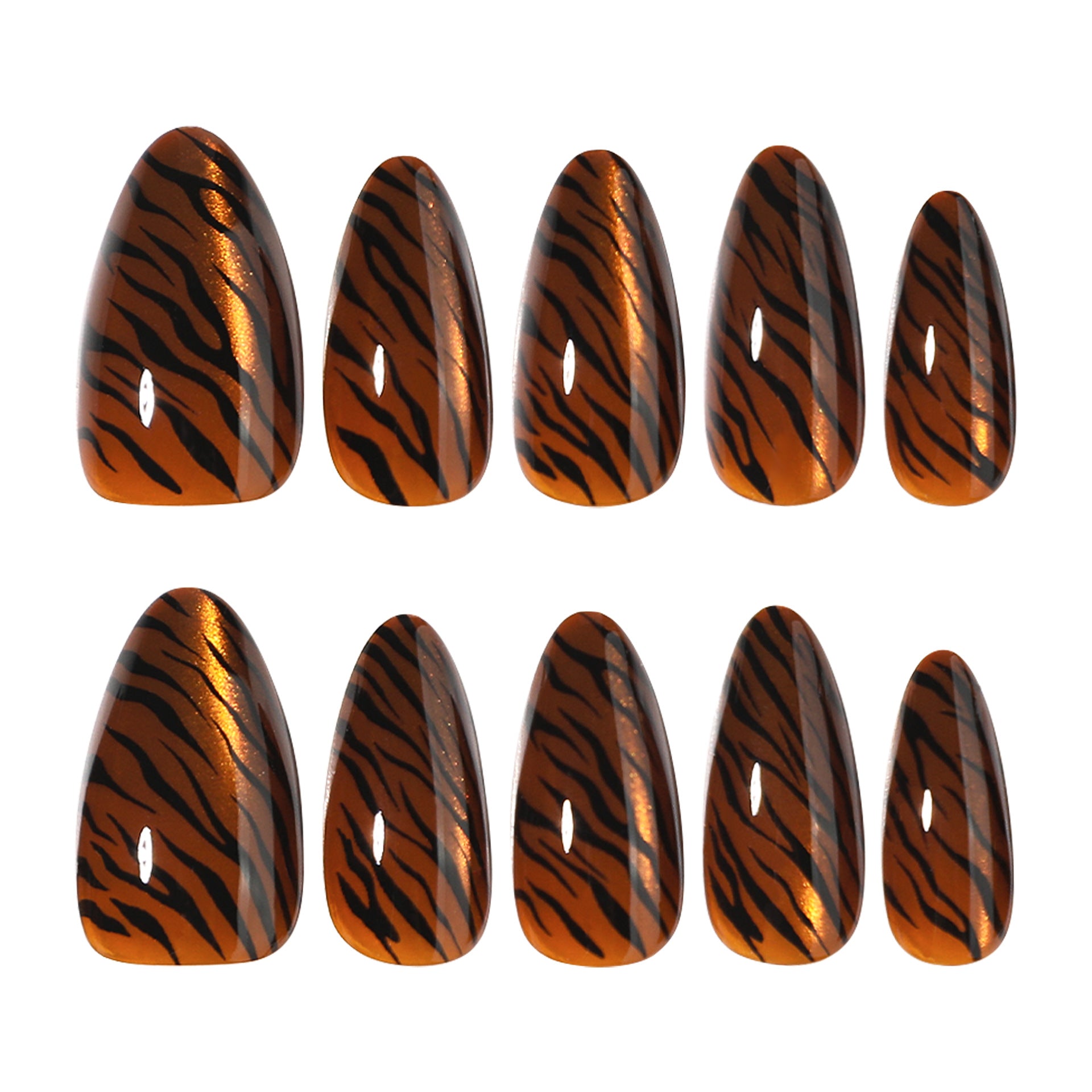 No.F864 Leopard Print Fingernails Patch 24pcs/Set