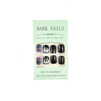 No.AW124 Halloween Grimace Fingernails Patch 24pcs/Set