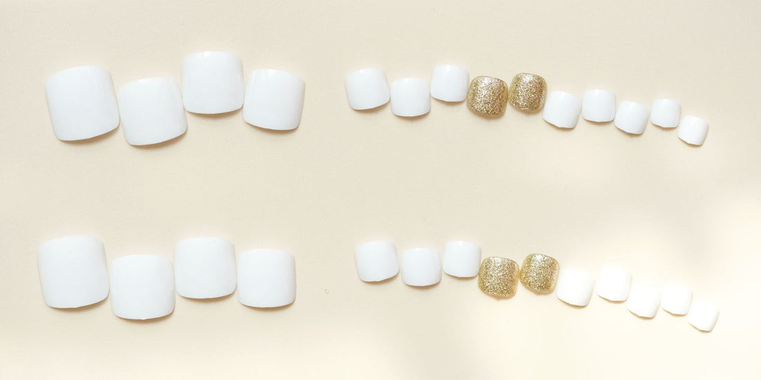 No.530 WhiteToenails Patch 24pcs/Set