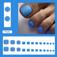 No.259 Blue Strobe Toenails Patch 24pcs/Set