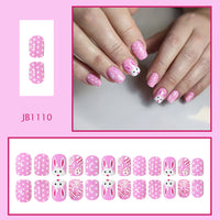 No.ET35 Easter Egg Rabbit Fingernails Patch 24pcs/Set