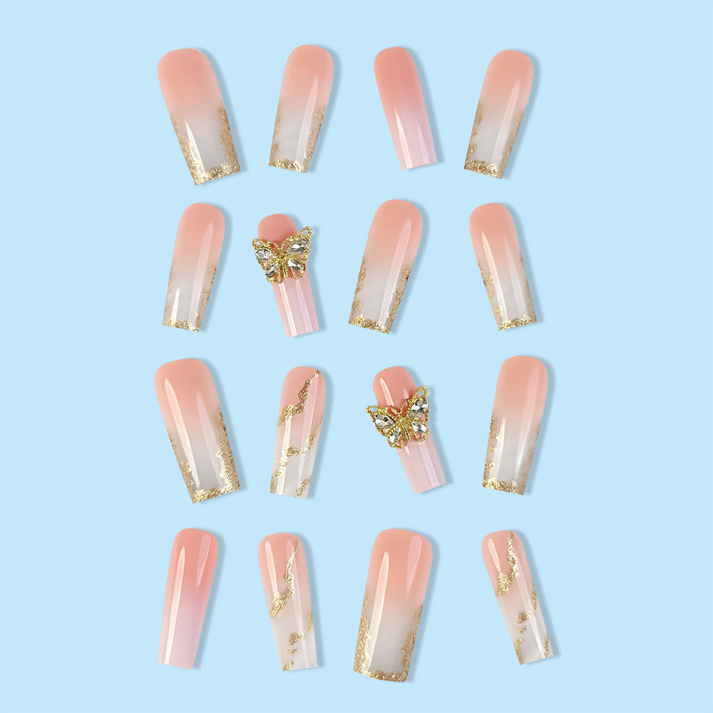 No.F682 Butterfly Fingernails Patch 24pcs/Set