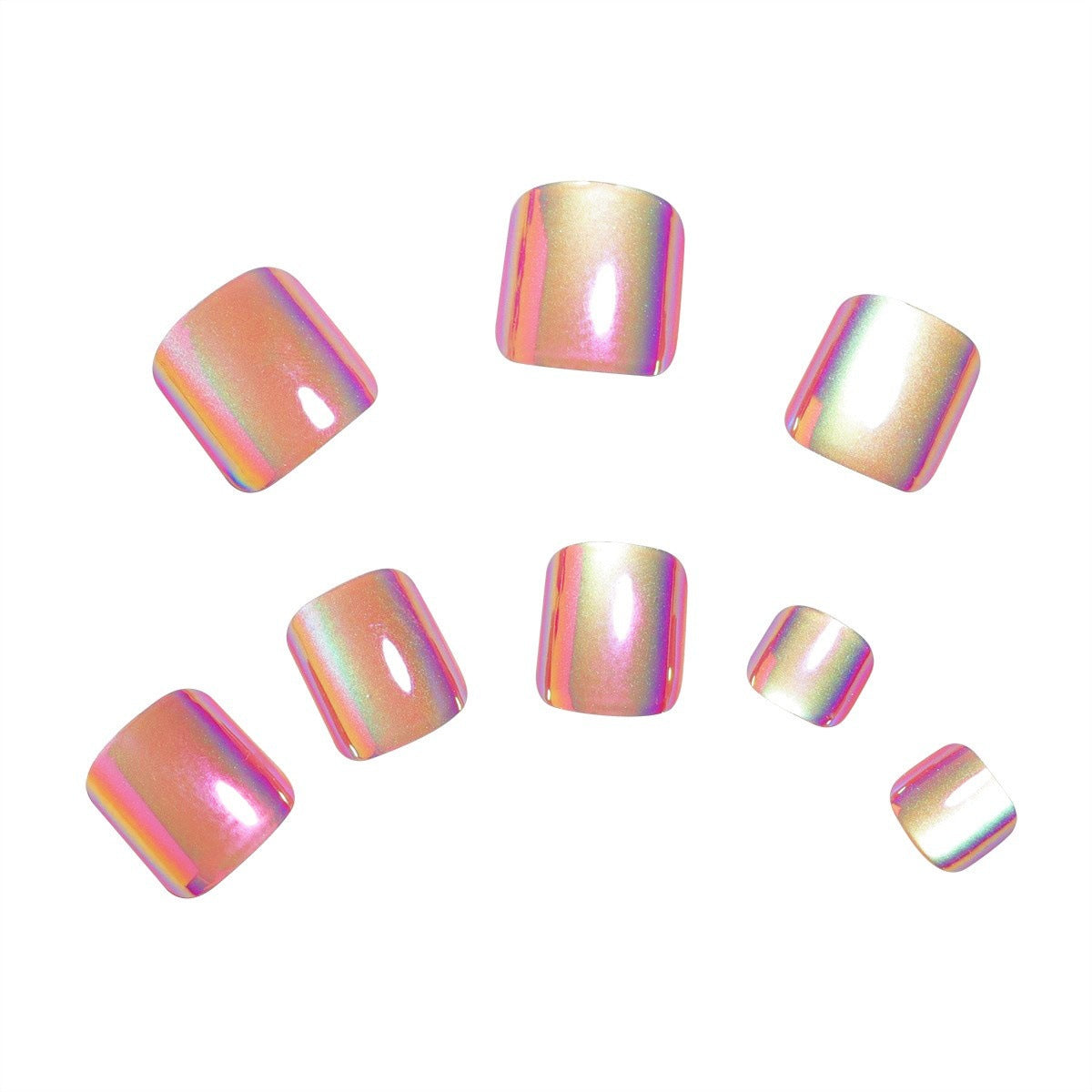 No.770 Laser Cat's Eye Toenails Patch 24pcs/Set