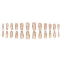 No.F221 Girl Pearl Fingernails Patch 24pcs/Set