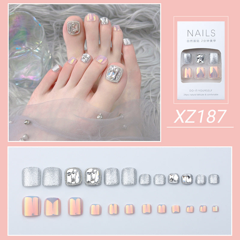 Fashion New Press On Toenails 24pcs/Set