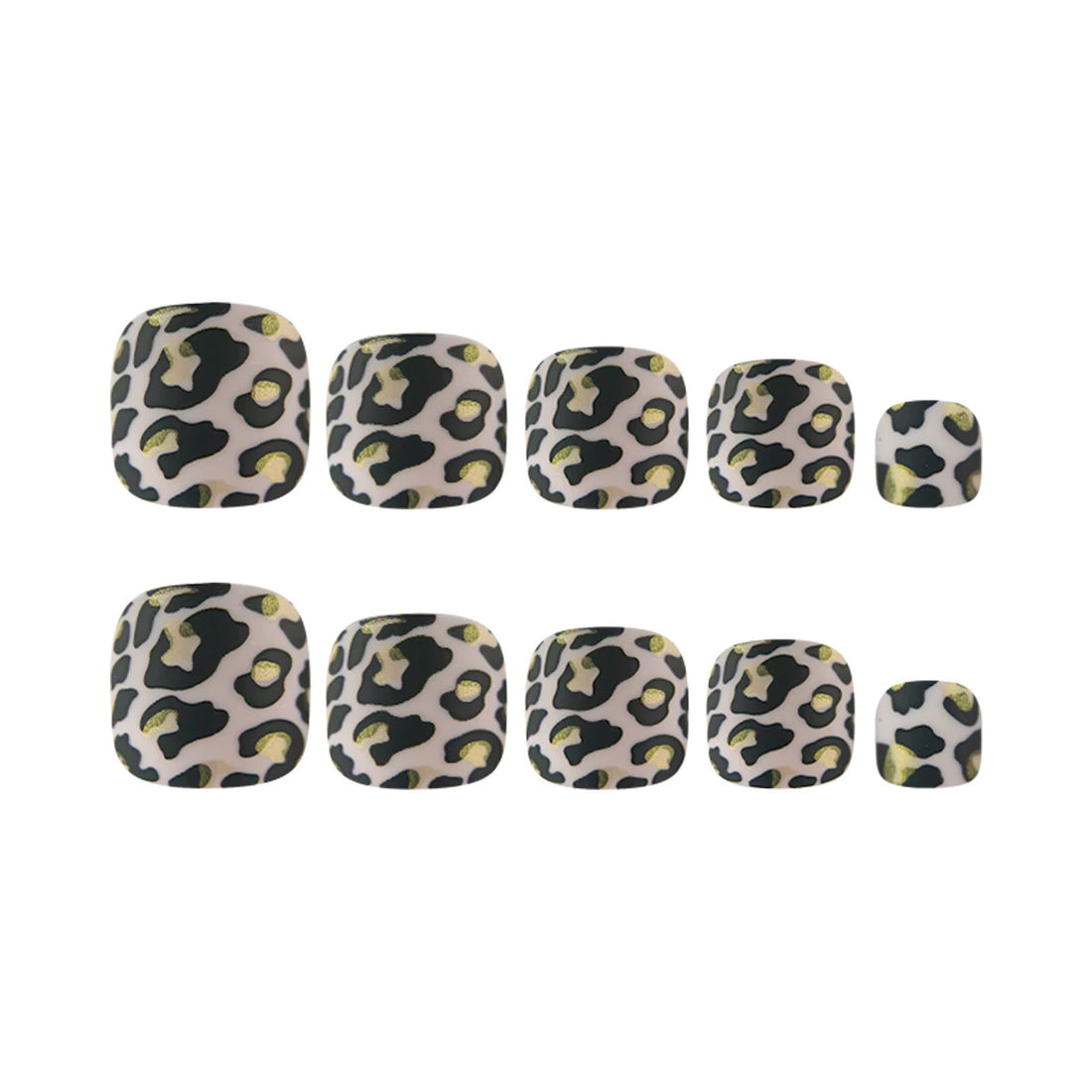 No.439 Leopard Toenails Patch 24pcs/Set