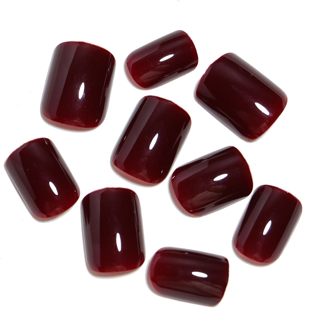 No.F792 Red Fingernails Patch 24pcs/Set
