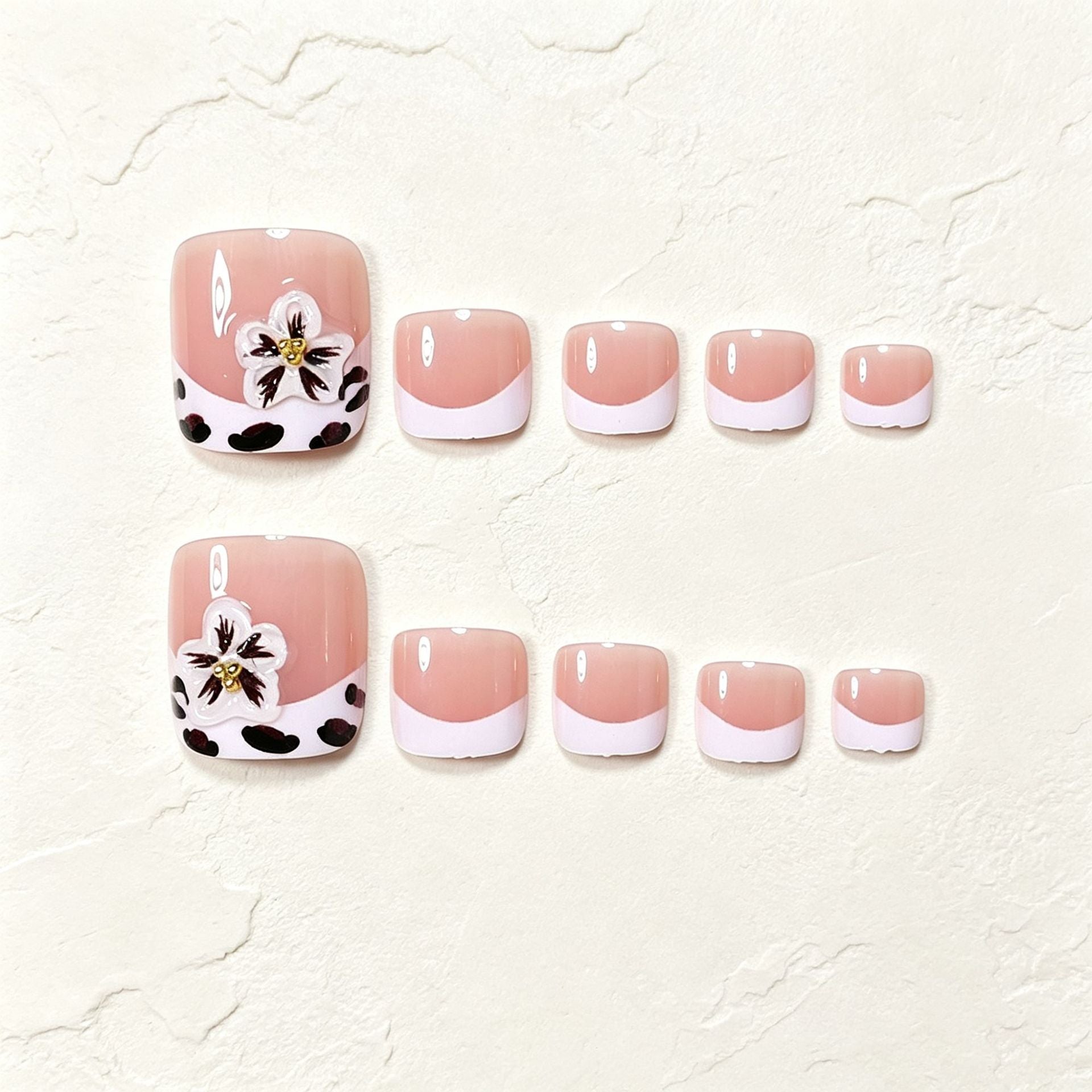 No.811 Leopard Print Toenails Patch 24pcs/Set