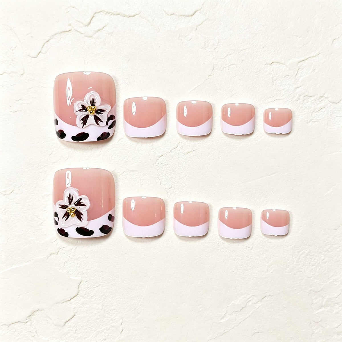 No.811 Leopard Print Toenails Patch 24pcs/Set