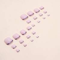 No.191 Cute Pink Toenails Patch 24pcs/Set