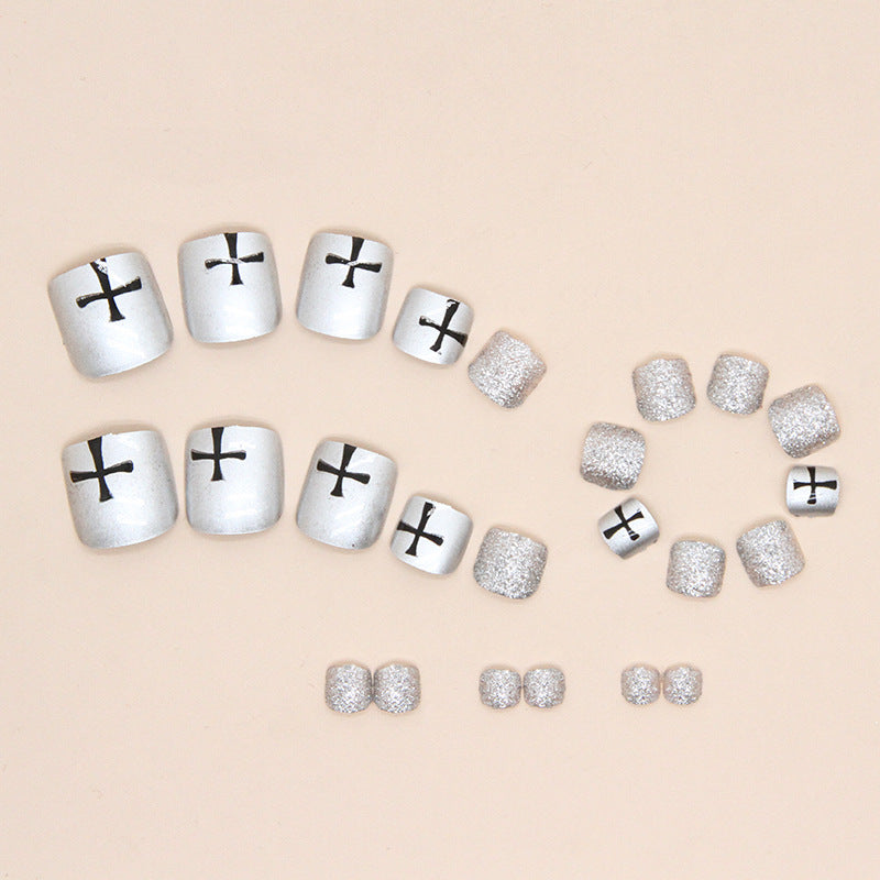 No.246 Cross Rib Toenails Patch 24pcs/Set