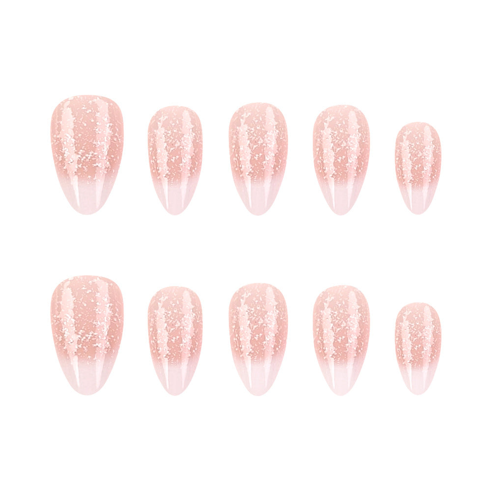 No.F714 Pink Fingernails Patch 24pcs/Set