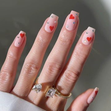 No.VN52 Cute Love Fingernails Patch 24pcs/Set