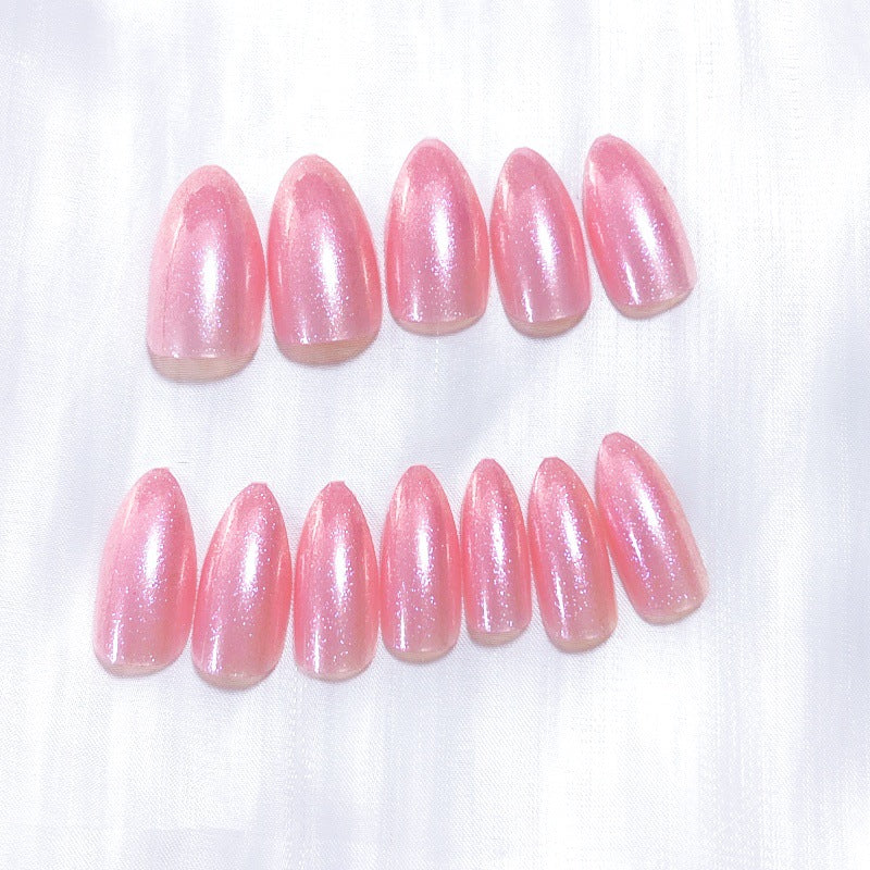 No.F729 Pink Fingernails Patch 24pcs/Set