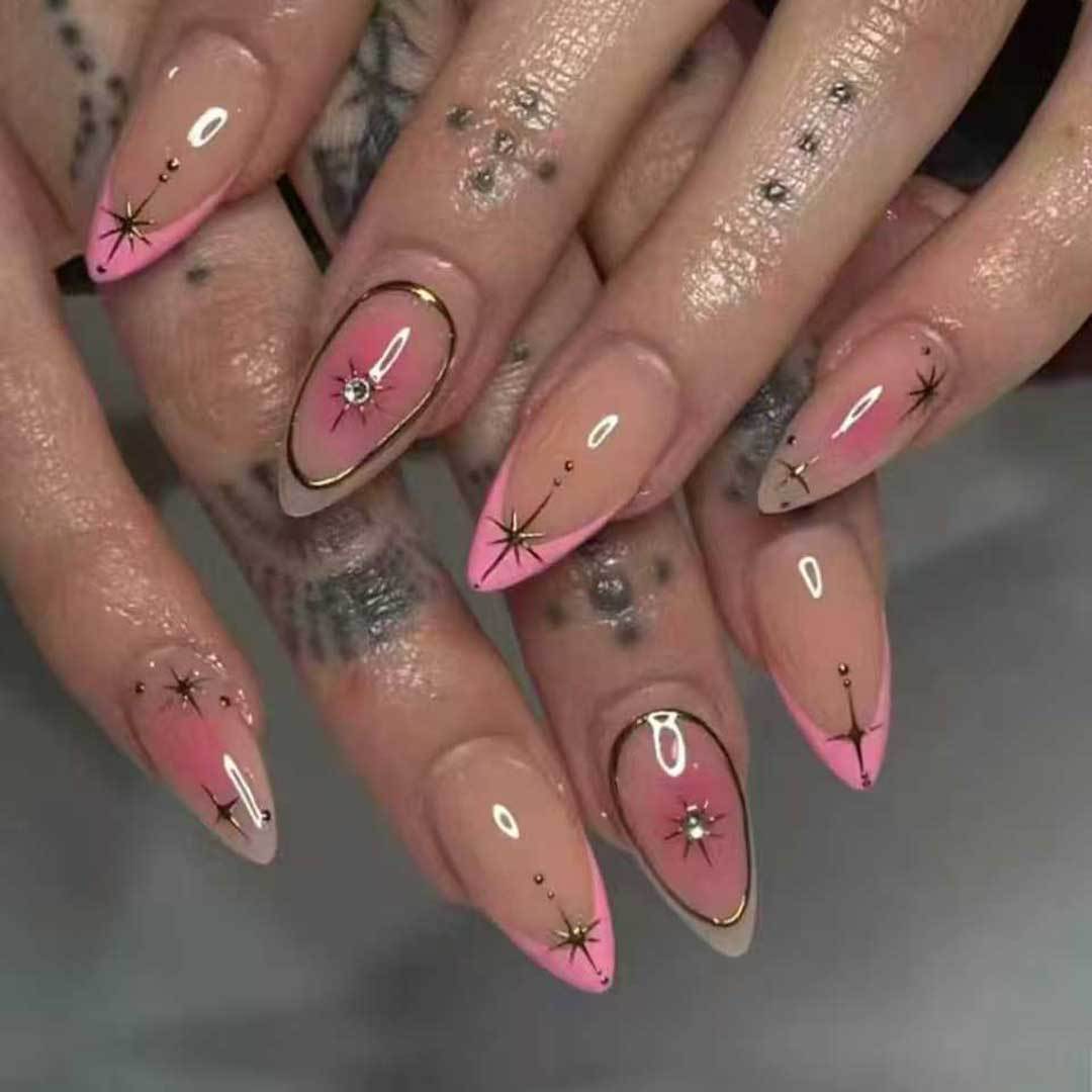 No.F672 Fashion Fingernails Patch 24pcs/Set