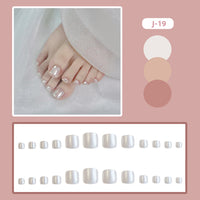 No.330 White Toenails Patch 24pcs/Set