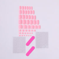 No.PSN174 Pink Hand & Toe Pair Set-48pcs