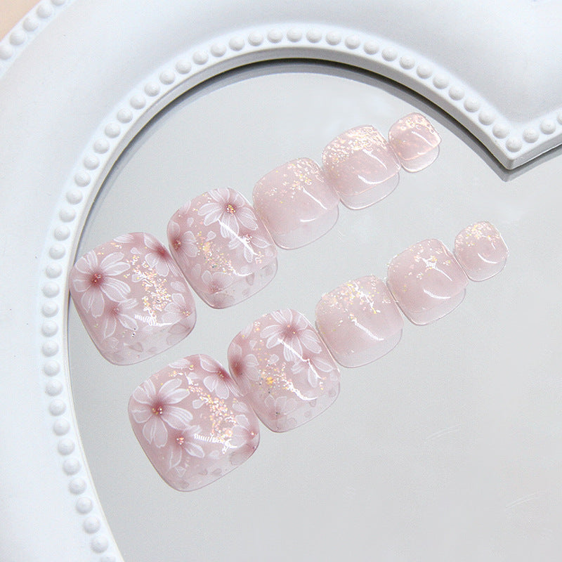 No.529 Flower Toenails Patch 24pcs/Set
