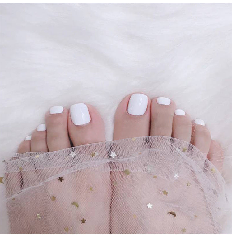 No.178 White Toenails Patch 24pcs/Set