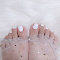 No.178 White Toenails Patch 24pcs/Set