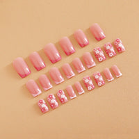 No.F273 Flower Fingernails Patch 24pcs/Set