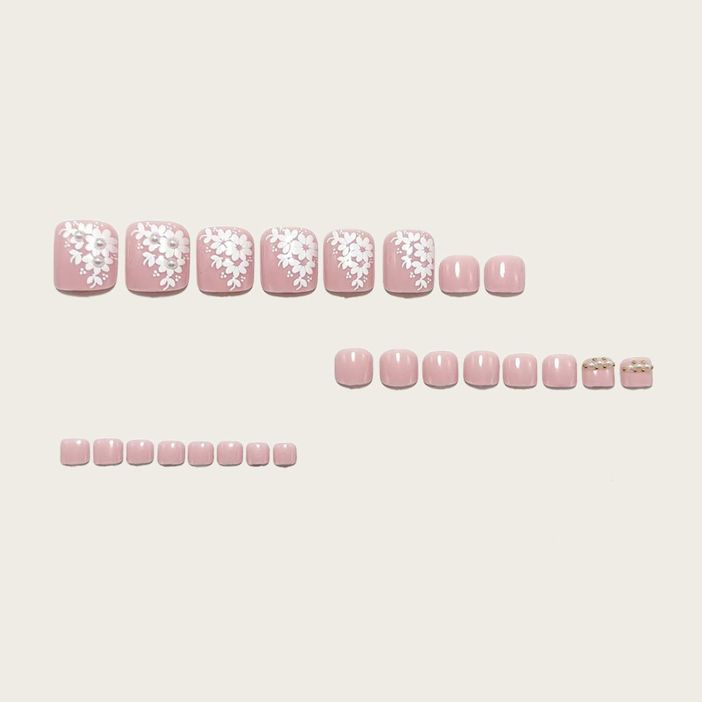 No.707 Print Toenails Patch 24pcs/Set