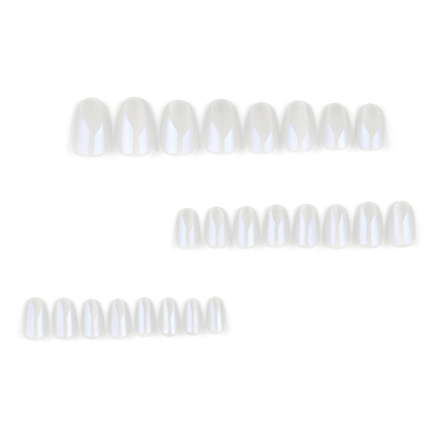 No.F561 Aurora Cat's Eye Fingernails Patch 24pcs/Set