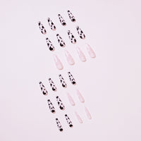 No.F199 Black&White Fingernails Patch 24pcs/Set