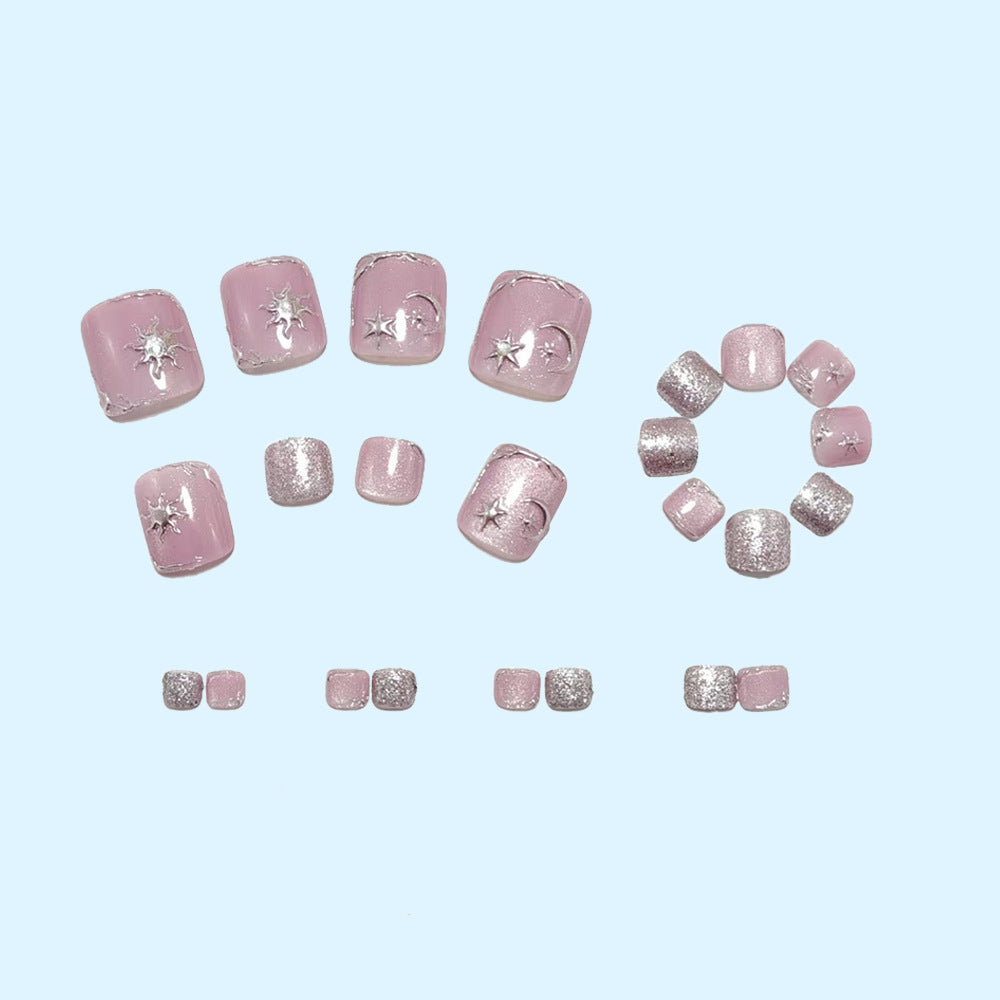 No.706 Cat's Eye Toenails Patch 24pcs/Set
