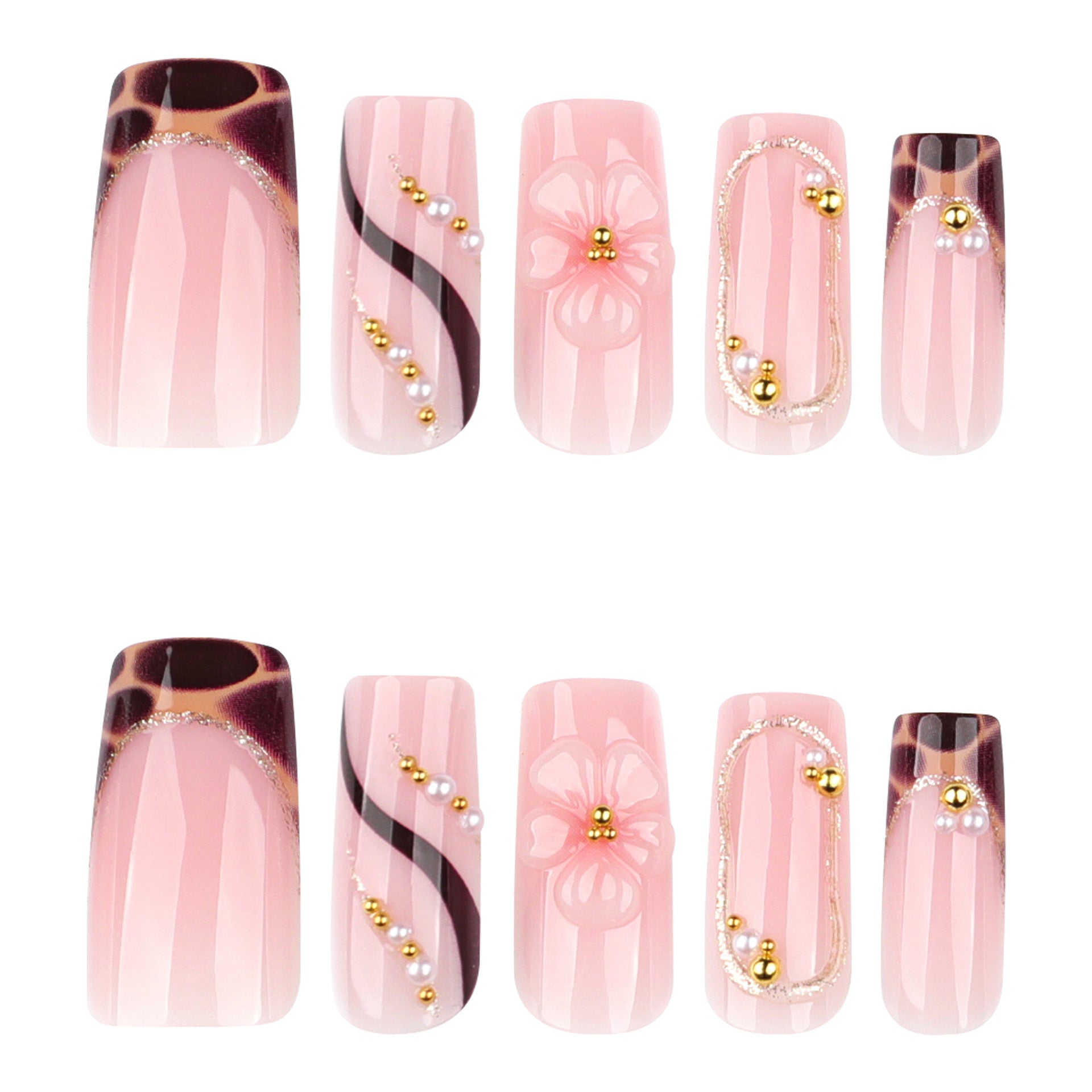 No.F587 Fashion Fingernails Patch 24pcs/Set